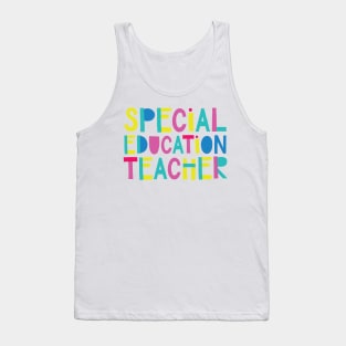 Special Education Teacher Gift Idea Cute Back to School Tank Top